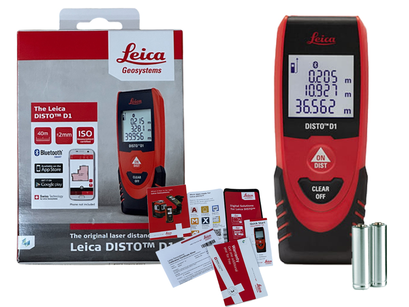 Dalmierz laserowy LEICA Disto D1 autoryzowany dystrybutor DOSTAWA 24h 1 Disto D1 Zestaw