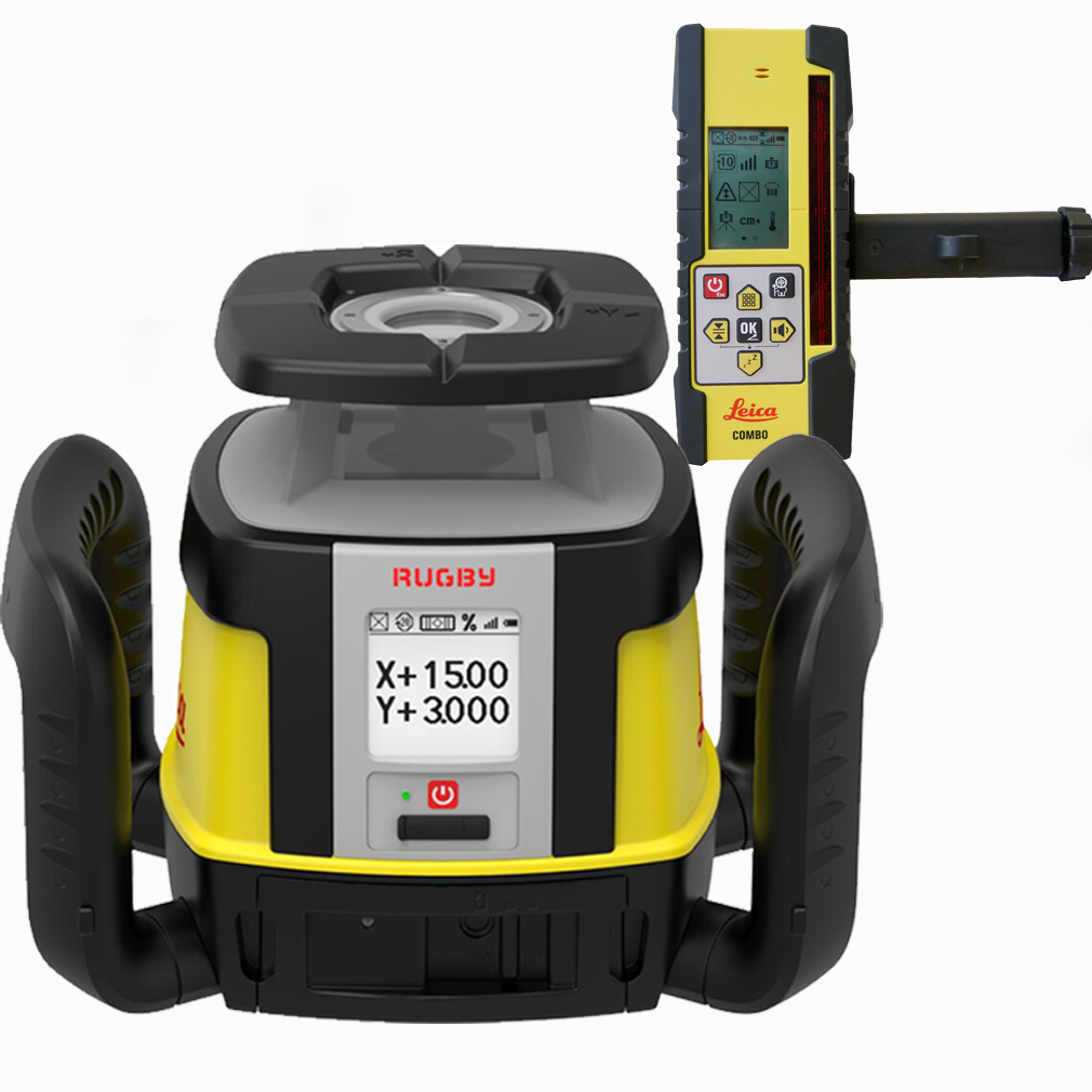 Niwelator laserowy Leica Rugby CLX250 detektor Combo 1 Zestaw
