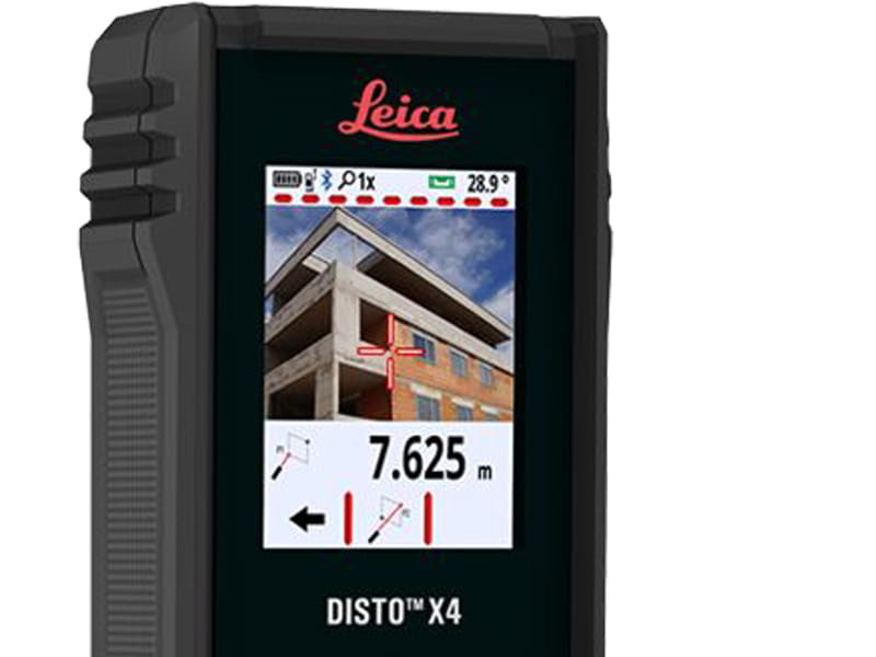 Leica Disto X4 – Dalmierz Laserowy z Zoomem, Funkcją Smart Room 9 5disto X4 Wyswietlacz