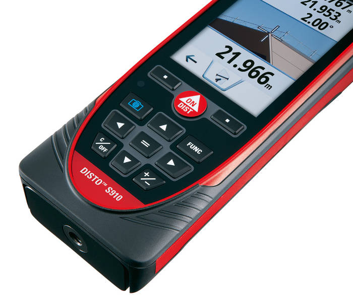 Dalmierz laserowy LEICA Disto S910 ZESTAW Statyw, adapter 12 Sisto S910 Keypad